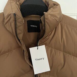 Brand new with tags Theory hooded puffer jacket; Size M; NWT